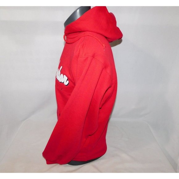 Spring Arbor University Michigan Red Mens S Spellout Hoodie Jansport - Picture 6 of 7